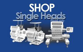 single head embroidery machines from HappyJapan