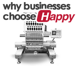 why businesses choose HappyJapan embroidery machine